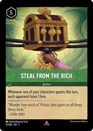 Steal From The Rich (97/204) [The First Chapter] Cold Foil