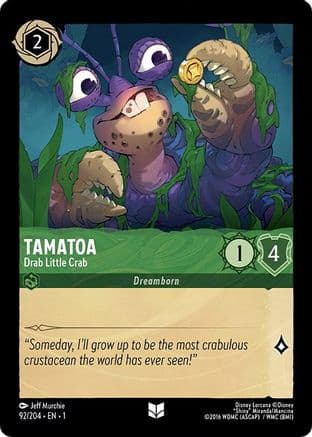 Tamatoa - Drab Little Crab (92/204) [The First Chapter] Cold Foil
