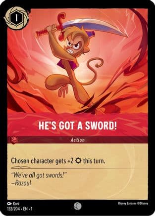 He's Got A Sword! (132/204) [The First Chapter] Cold Foil