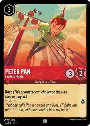 Peter Pan - Fearless Fighter (119/204) [The First Chapter] Cold Foil