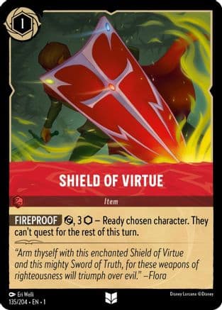 Shield of Virtue (135/204) [The First Chapter] Cold Foil