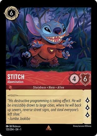 Stitch - Abomination (125/204) [The First Chapter] Cold Foil