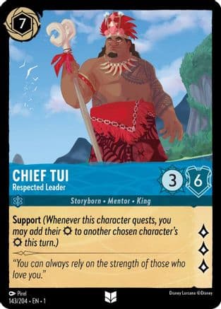 Chief Tui - Respected Leader (143/204) [The First Chapter] Cold Foil