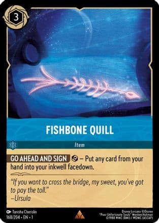 Fishbone Quill (168/204) [The First Chapter] Cold Foil