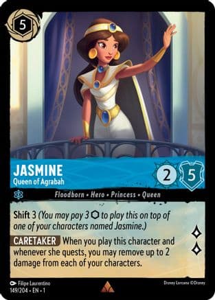 Jasmine - Queen of Agrabah (149/204) [The First Chapter] Cold Foil