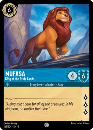Mufasa - King of the Pride Lands (155/204) [The First Chapter] Cold Foil
