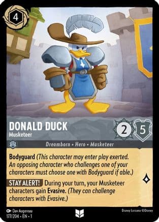 Donald Duck - Musketeer (177/204) [The First Chapter] Cold Foil