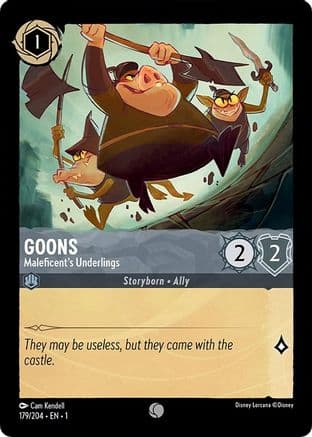 Goons - Maleficent's Underlings (179/204) [The First Chapter] Cold Foil