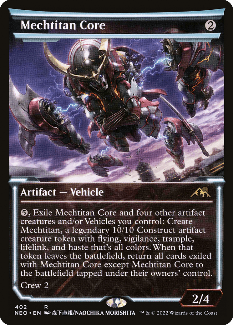 Mechtitan Core (Showcase Soft Glow) [Kamigawa: Neon Dynasty] Foil