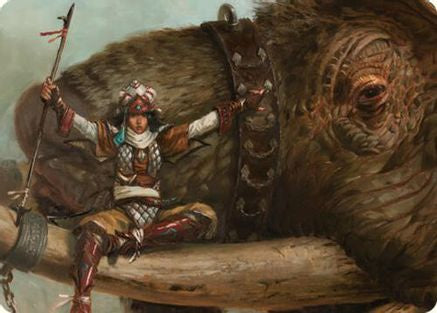 Tuskguard Captain Art Card |  (016) [Art Series: Commander Masters]