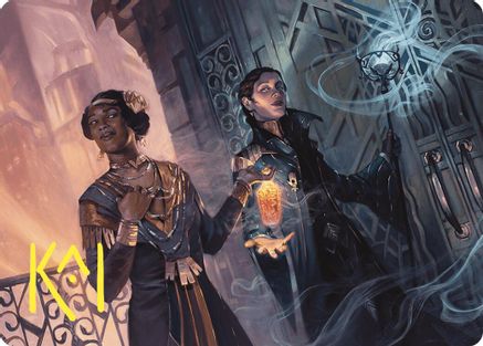 Bribery Art Card (Gold-Stamped Signature) |  (006) [Art Series: Commander Masters]