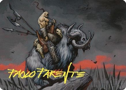 Godo, Bandit Warlord Art Card (Gold-Stamped Signature) |  (022) [Art Series: Commander Masters]