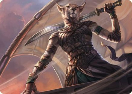 Mirri, Weatherlight Duelist Art Card |  (028) [Art Series: Commander Masters]