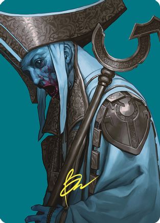 Mikaeus, the Unhallowed Art Card (Gold-Stamped Signature) |  (054) [Art Series: Commander Masters]