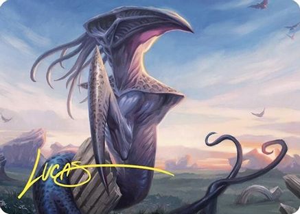 Sentinel Sliver Art Card (Gold-Stamped Signature) |  (076) [Art Series: Commander Masters]
