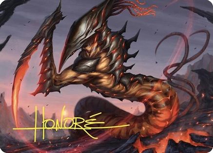 Blade Sliver Art Card (Gold-Stamped Signature) |  (078) [Art Series: Commander Masters]