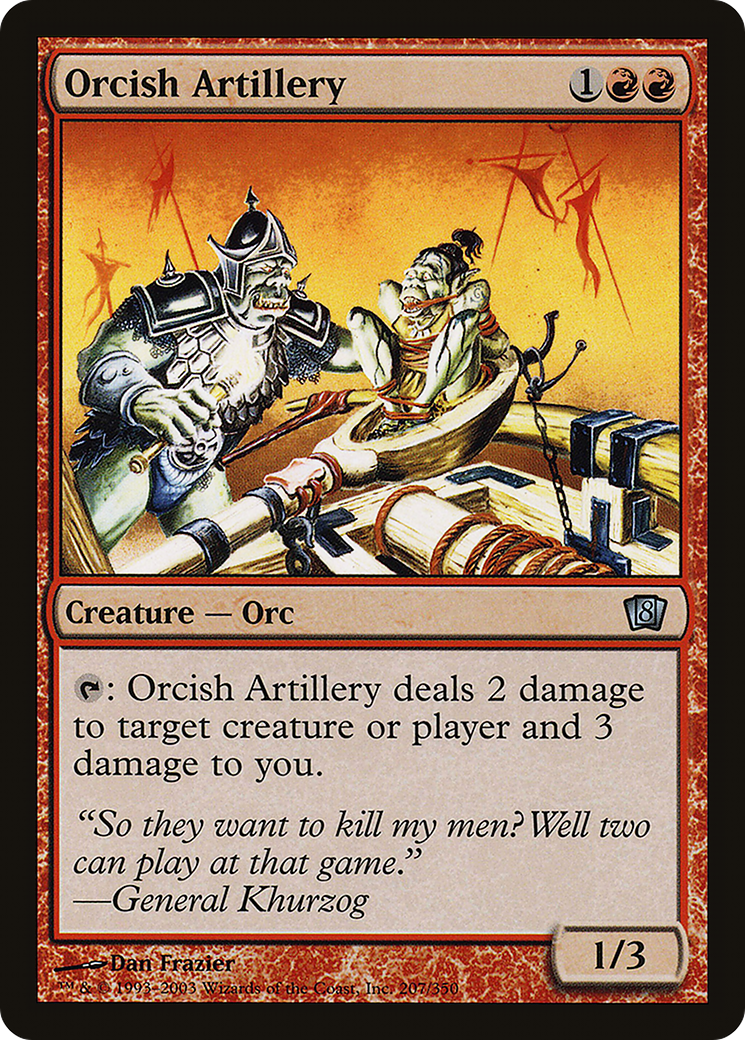 Orcish Artillery [Eighth Edition] Foil