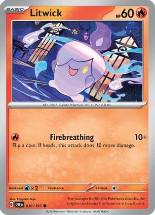 Litwick 036- SV03 Obsidian Flames