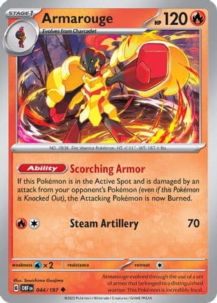 Armarouge 044- SV03 Obsidian Flames Reverse Holofoil