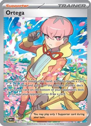 Ortega 219/197 - SV03 Obsidian Flames Holofoil