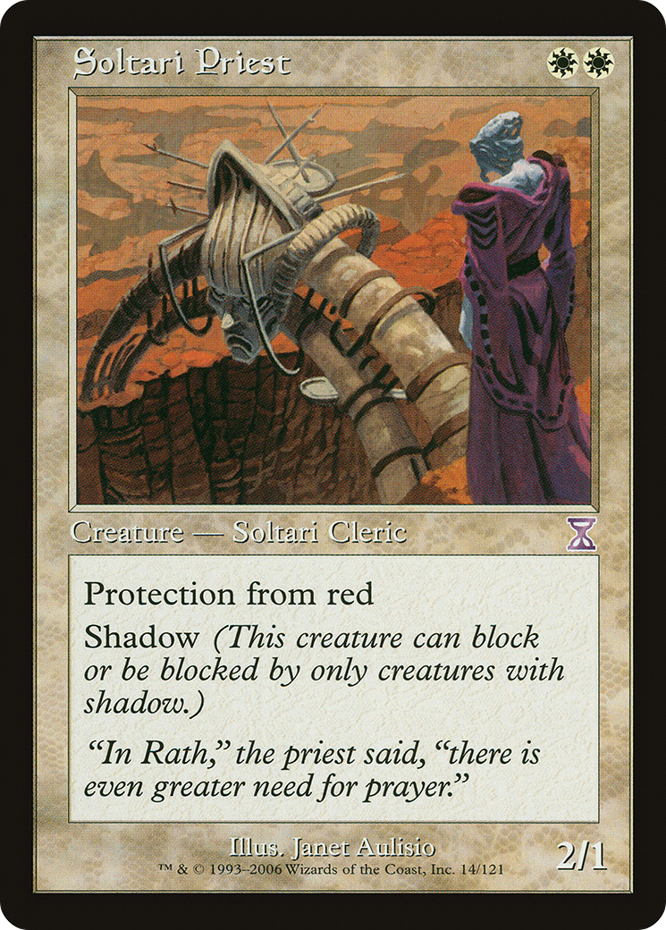 Soltari Priest [Time Spiral Timeshifted] Foil