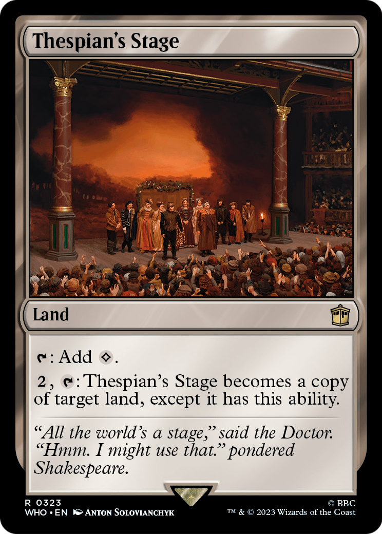 Thespian's Stage [Doctor Who] Foil