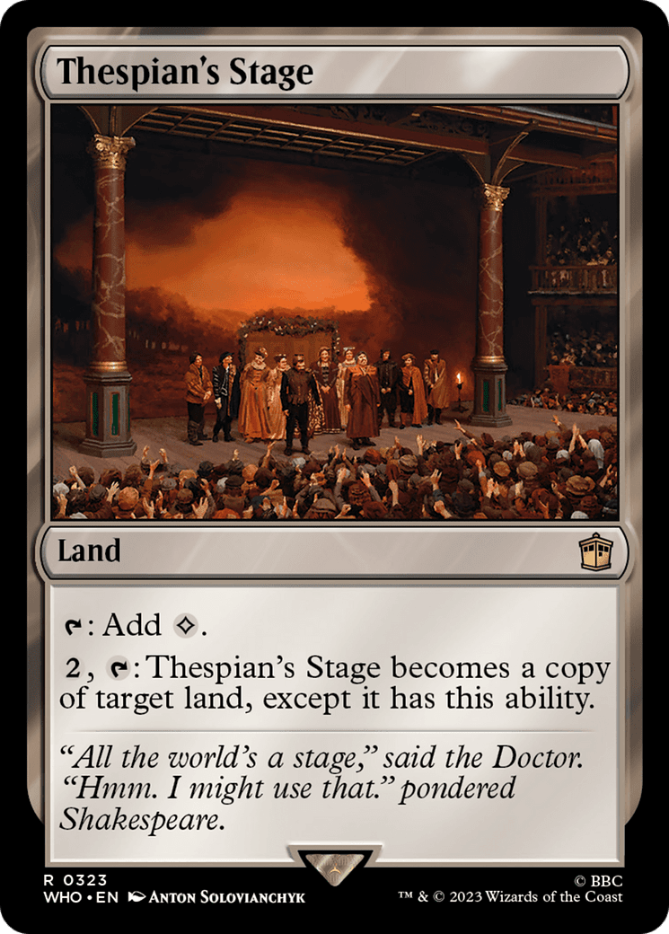 Thespian's Stage [Doctor Who] Foil