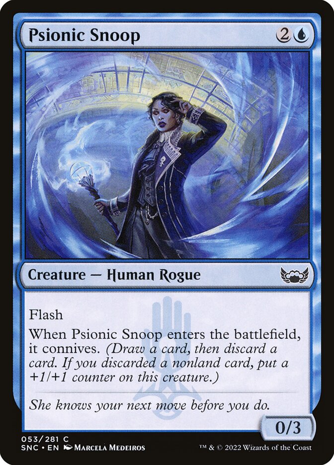 Psionic Snoop 53/281 (Streets of New Capenna)  - Foil