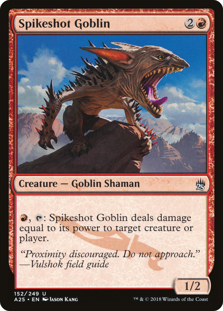 Spikeshot Goblin [Masters 25] Foil