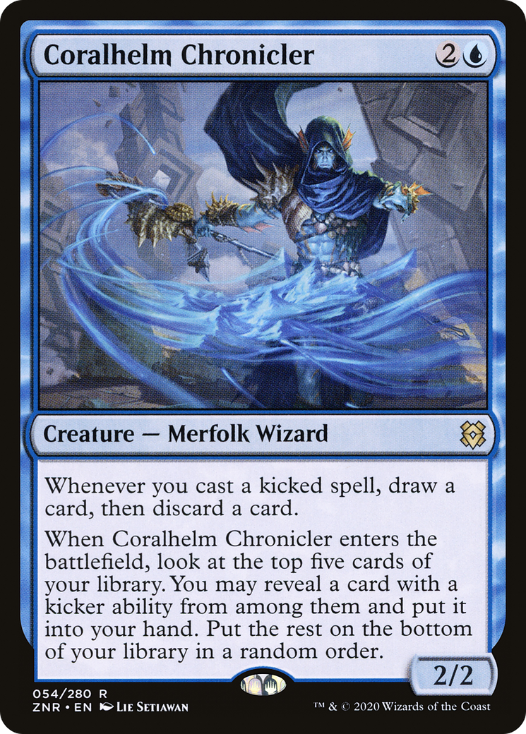 Coralhelm Chronicler [Zendikar Rising] Foil