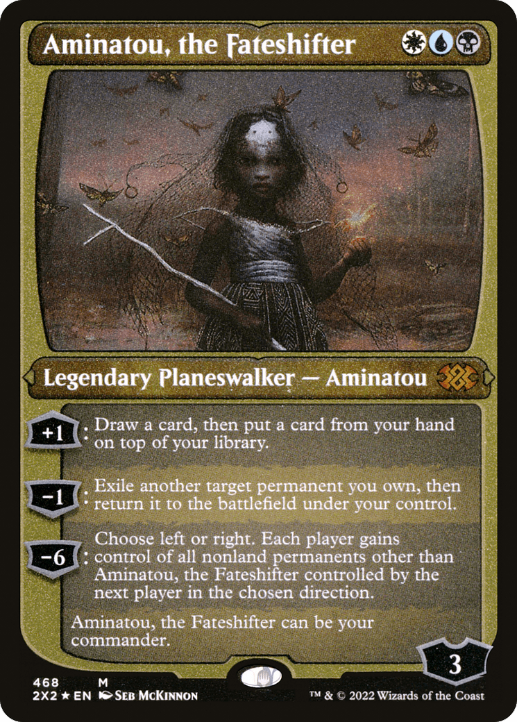 Aminatou, the Fateshifter (Foil Etched) |  Foil (468) [Double Masters 2022]