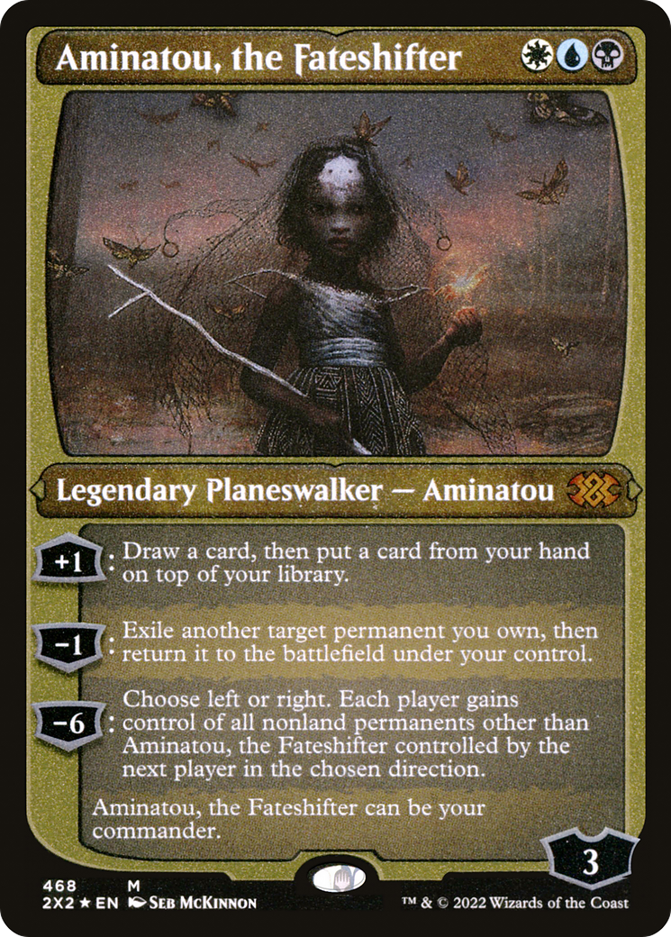 Aminatou, the Fateshifter (Foil Etched) |  Foil (468) [Double Masters 2022]