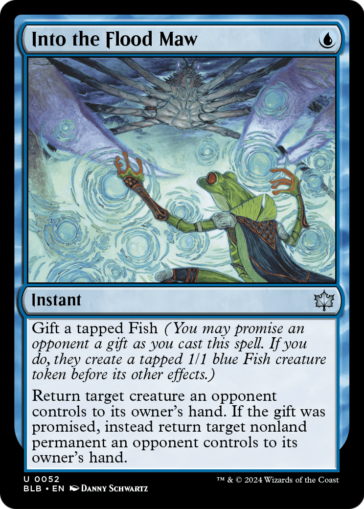Into the Flood Maw [Bloomburrow] Foil