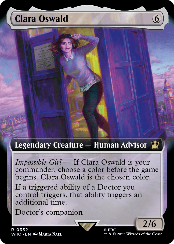 Clara Oswald (Extended Art) [Doctor Who] Foil