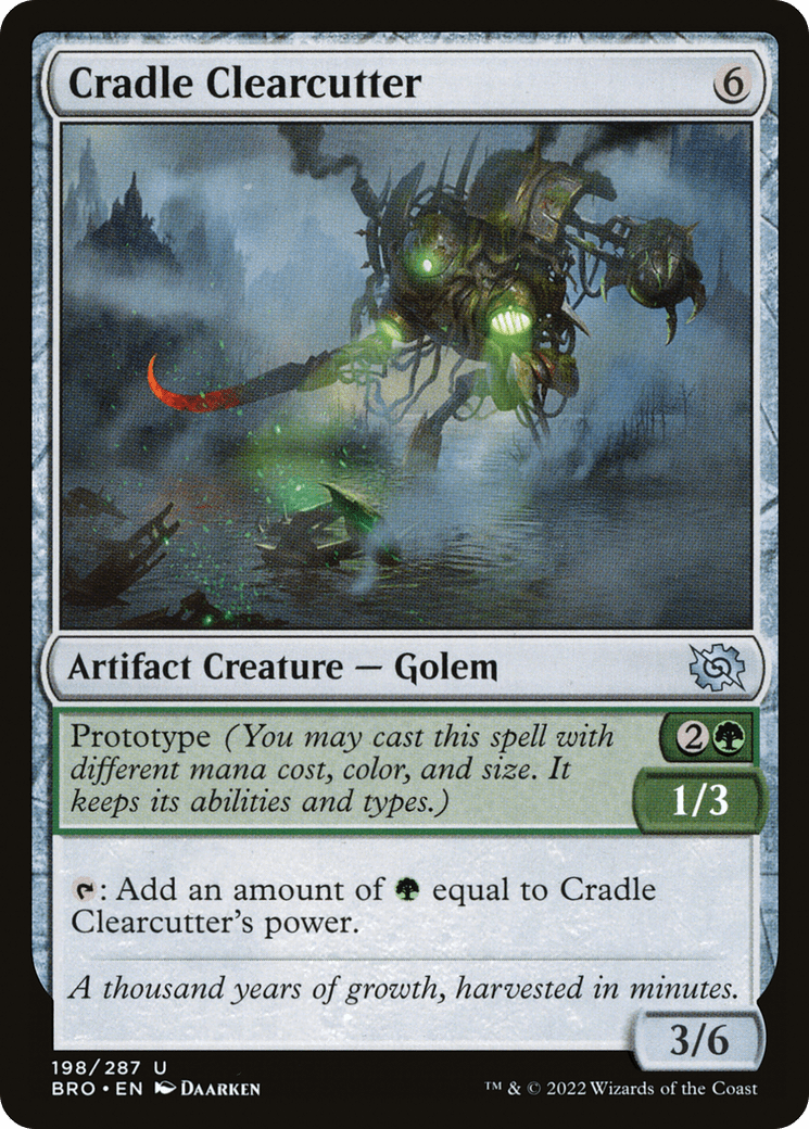 Cradle Clearcutter [The Brothers' War]