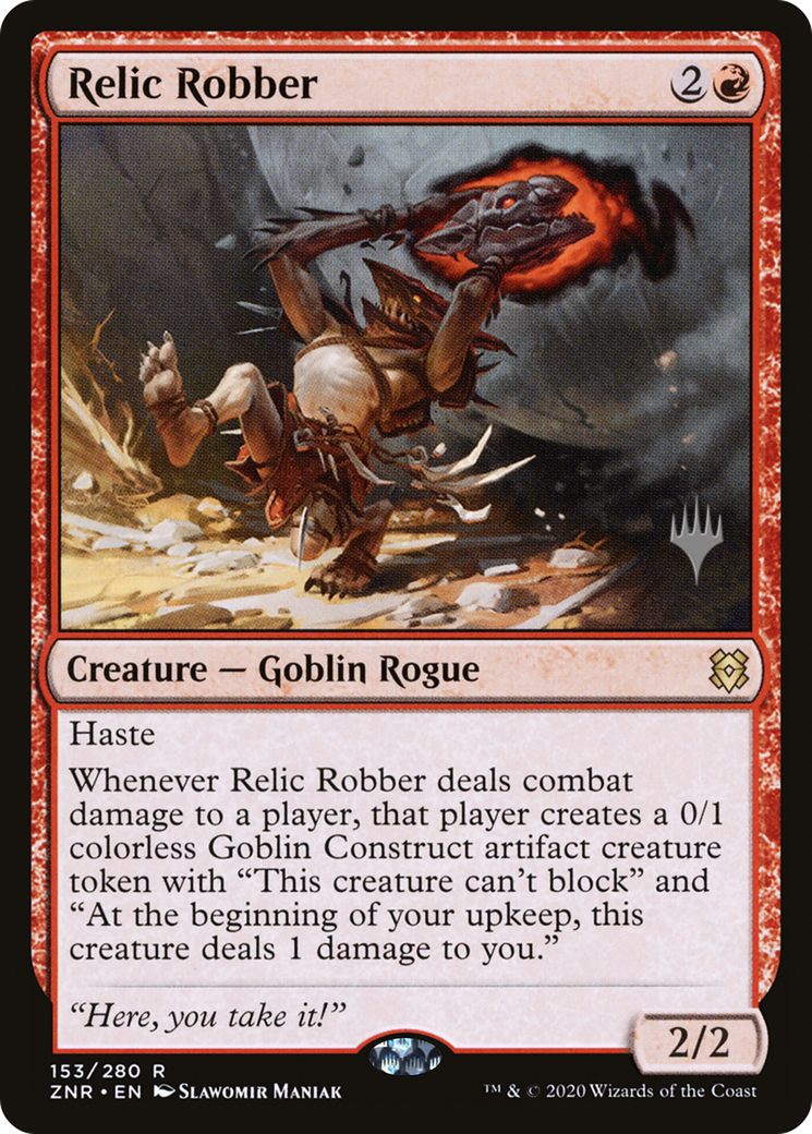Relic Robber (Promo Pack) [Zendikar Rising Promos] Foil