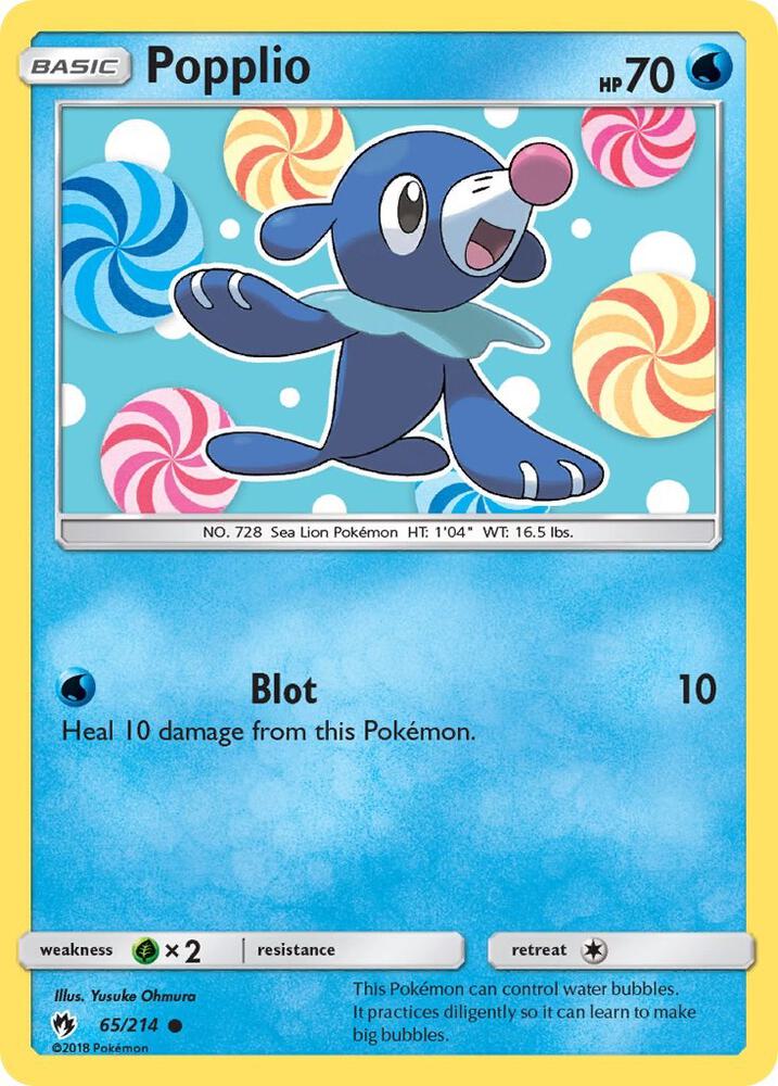 Popplio 65/214 (SM - Lost Thunder) 