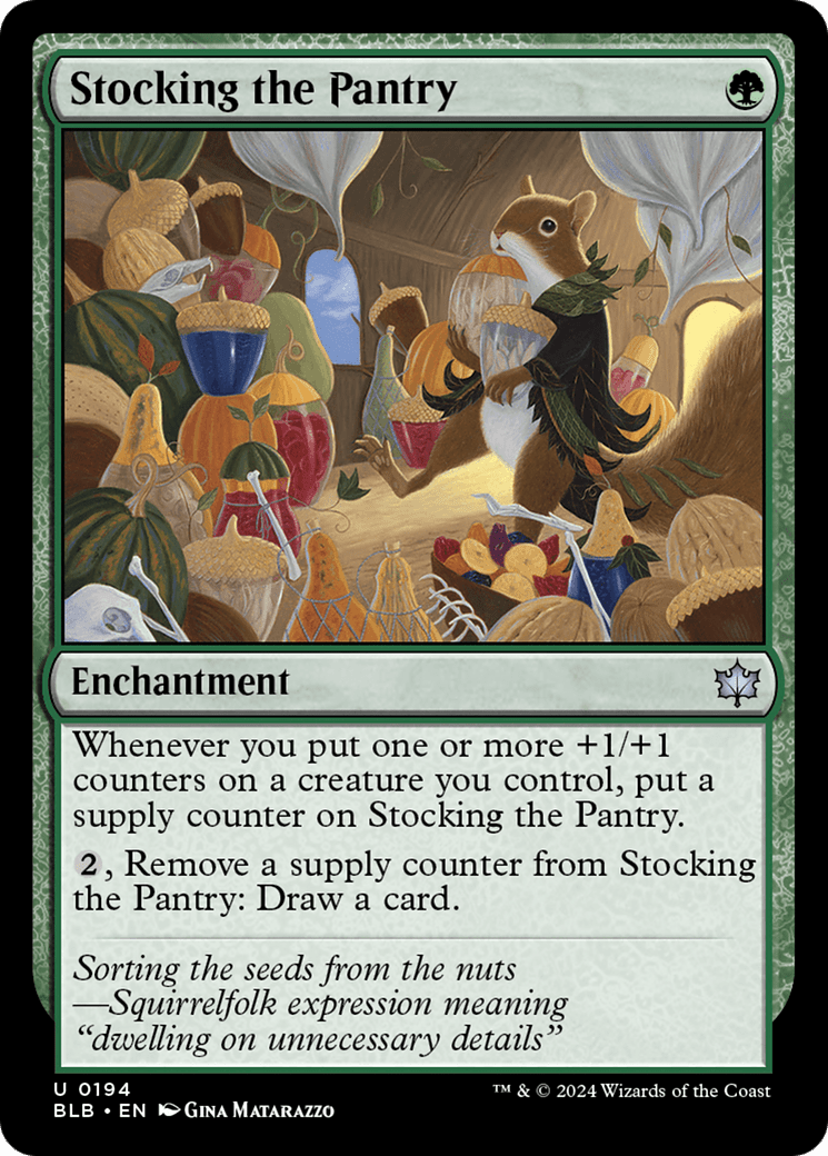 Stocking the Pantry [Bloomburrow] Foil
