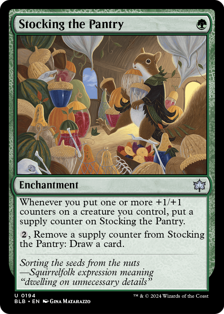 Stocking the Pantry [Bloomburrow] Foil