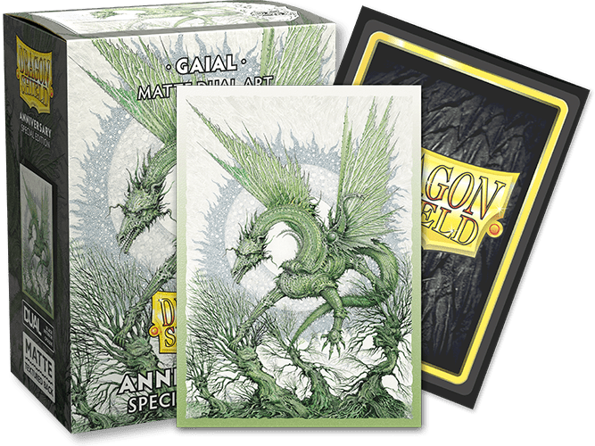 Dragon Shield | Standard Size Sleeves | 100ct | Special Anniversary: Gaial (Art Dual Matte)