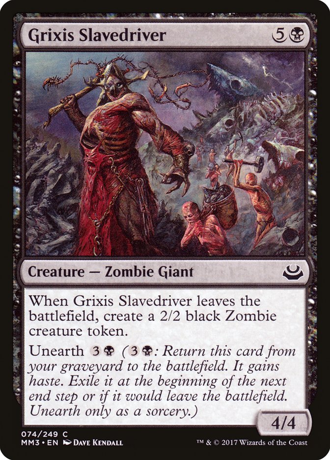 Grixis Slavedriver 74/249 (Modern Masters 2017) 