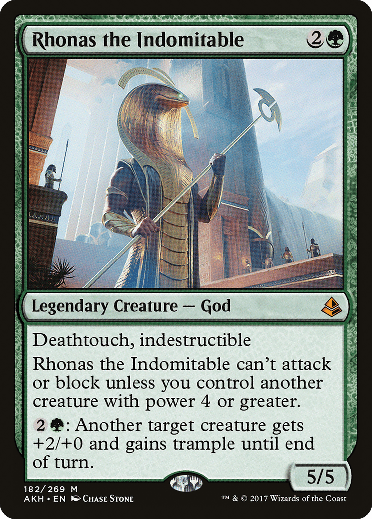 Rhonas the Indomitable [Amonkhet] Foil