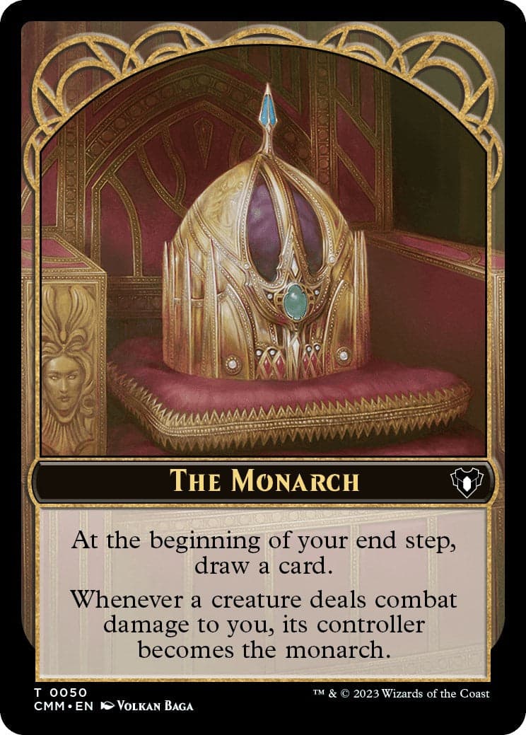 The Monarch // Spider Double-Sided Token [Commander Masters Tokens] Foil