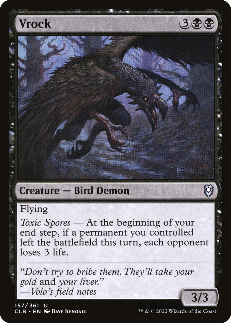 Vrock [Commander Legends: Battle for Baldur's Gate] Foil