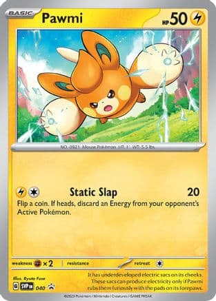 Pawmi 040- SV Scarlet & Violet Promo Cards Holofoil