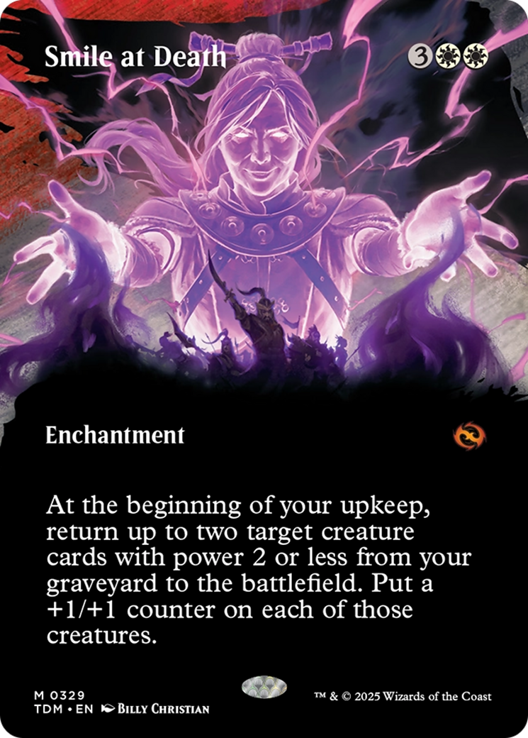 Smile at Death (Borderless) (329) [Tarkir: Dragonstorm]