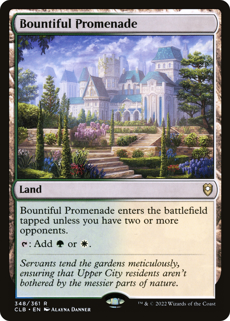 Bountiful Promenade [Commander Legends: Battle for Baldur's Gate] Foil