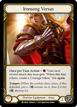 Ironsong Versus (Golden) - FAB141 (FAB141) - Flesh and Blood: Promo Cards