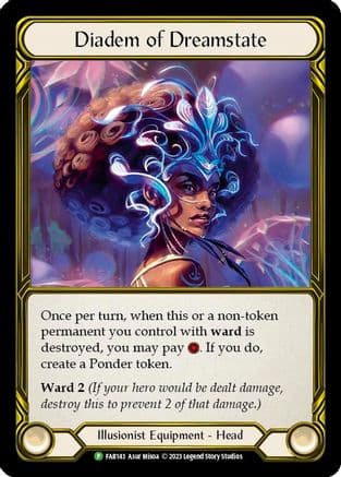 Diadem of Dreamstate (Golden) - FAB143 (FAB143) - Flesh and Blood: Promo Cards