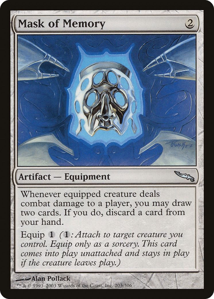 Mask of Memory [Mirrodin] Foil